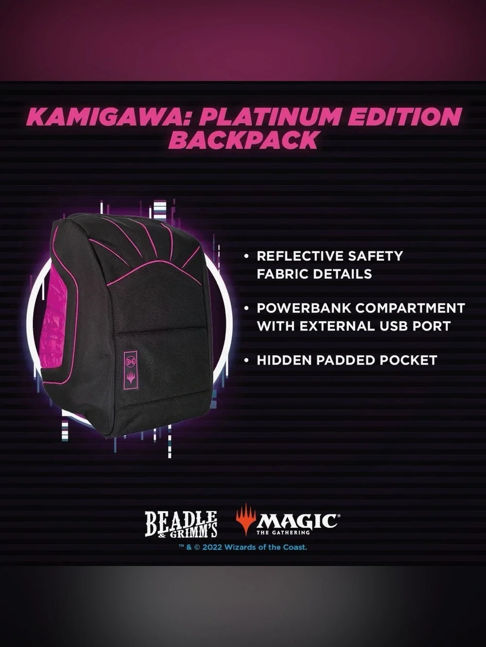 Beadle & Grimm's Magic The Gathering Kamigawa Backpack Numbered Out of 1500 Rare